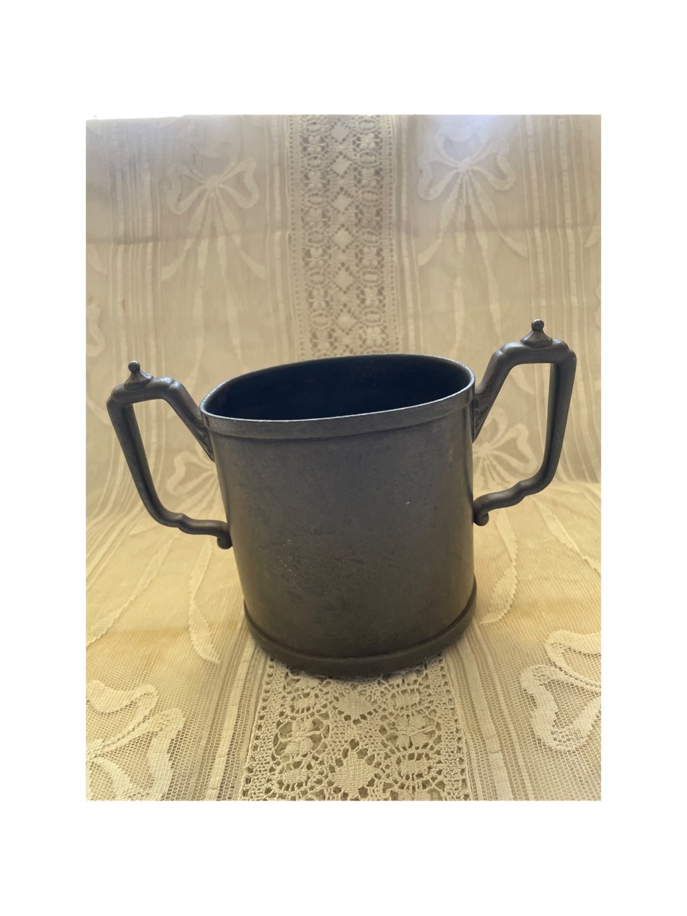 Antique Wm Rogers Mfg Co Silverplate Loving Cup Trophy Pattern 805 Double Handle